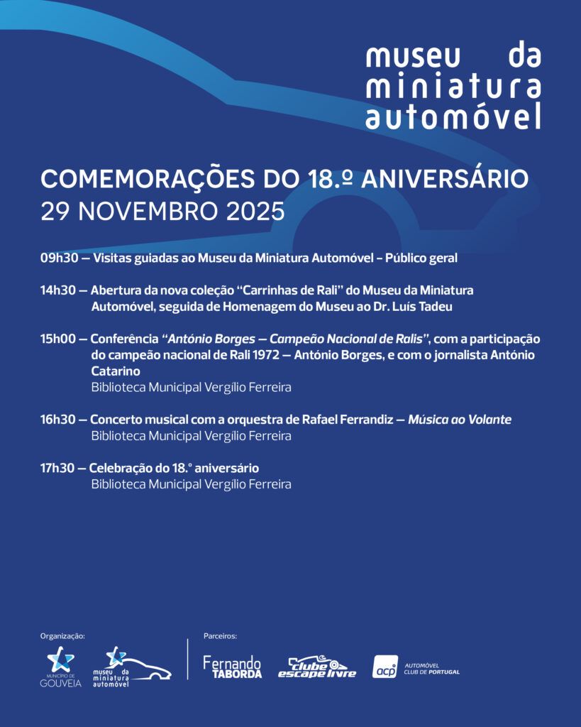 Município de Gouveia assinala o 18º aniversário do Museu da Miniatura Automóvel