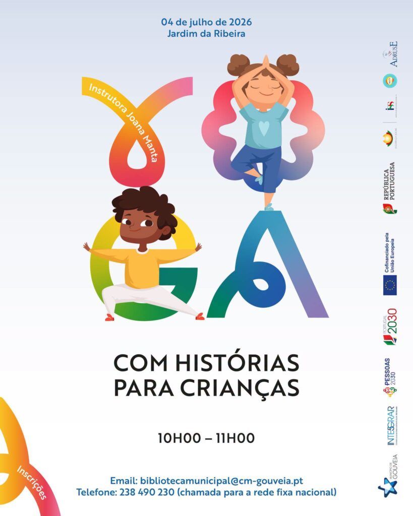 Sessão de Yoga com Histórias no Jardim da Ribeira