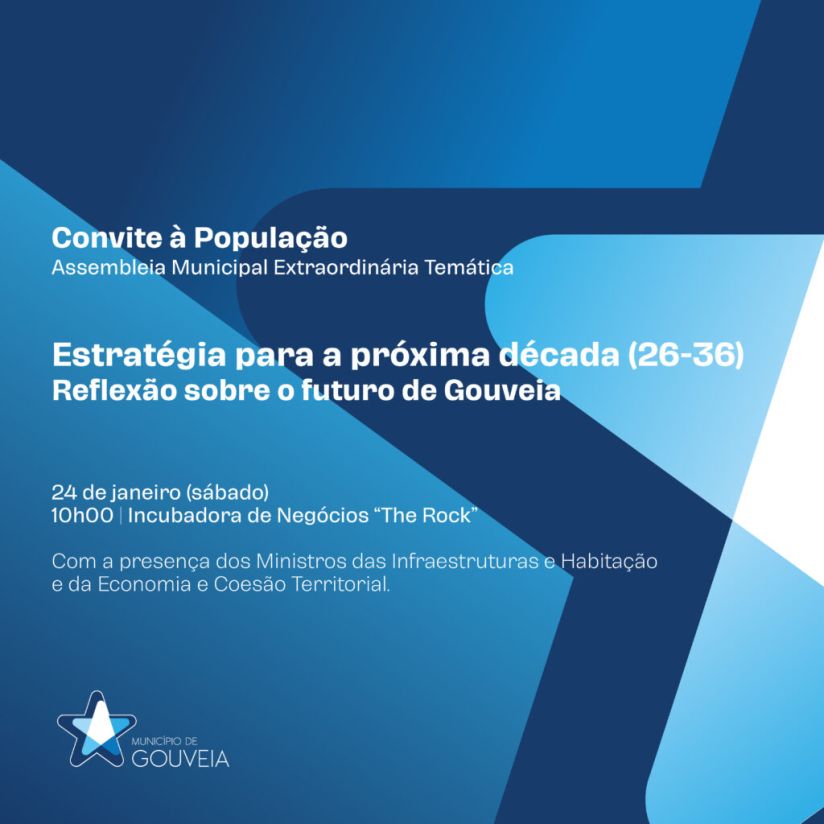 Assembleia Municipal Extraordinária Temática “Gouveia 26–36, Reflexão para o Futuro de Gouveia”