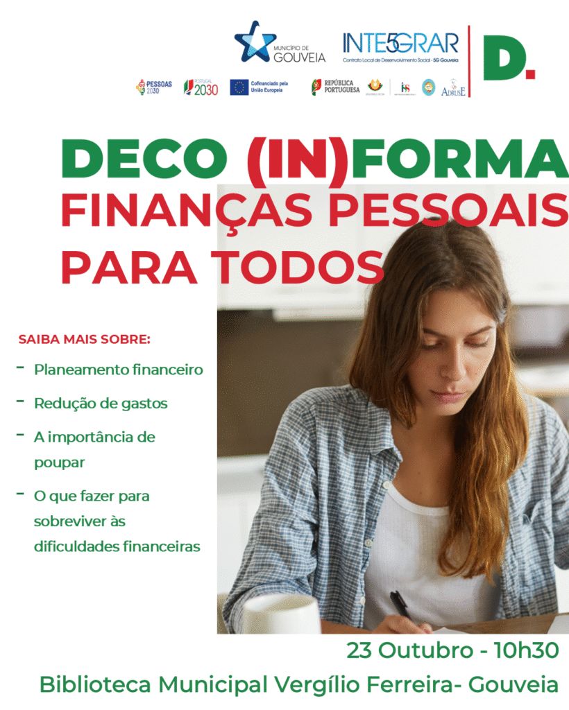 Gouveia acolhe ação de sensibilização “DECO (IN)FORMA – Finanças Pessoais para Todos”