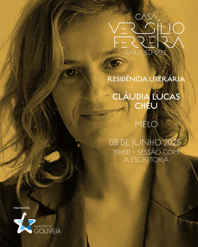 Cláudia Lucas Chéu realiza residência literária em Melo de 2 a 9 de junho