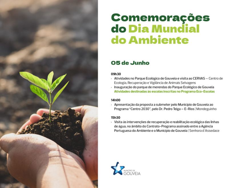 Município de Gouveia assinala Dia Mundial do Ambiente com conjunto de iniciativas dedicadas à sustentabilidade
