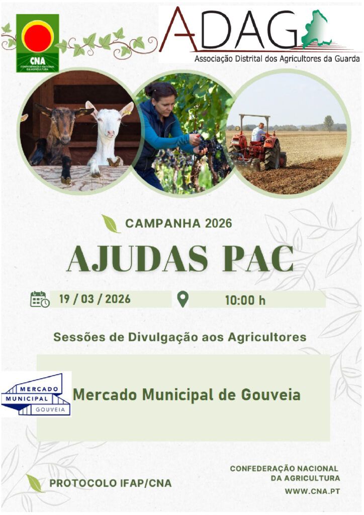 Sessão de Divulgação aos Agricultores – Ajudas PAC