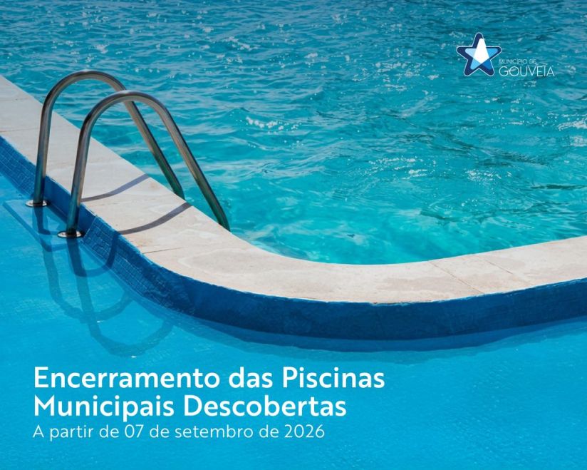 Piscinas Municipais Descobertas encerradas a partir do dia 07 de setembro