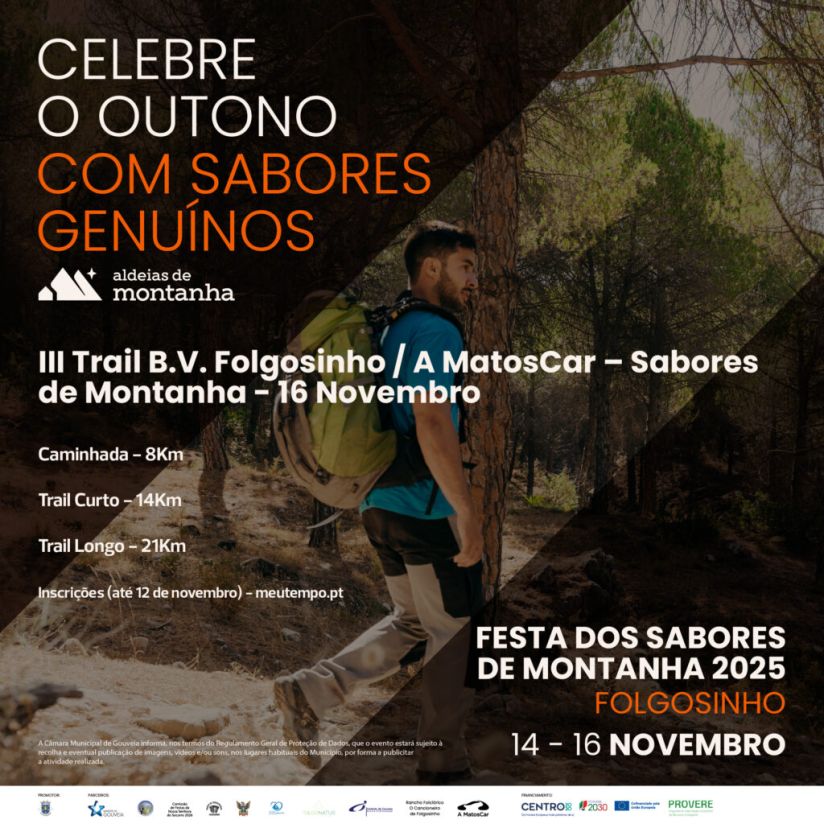 Festa dos Sabores de Montanha 2025 | Trail e Caminhada | 16 de novembro