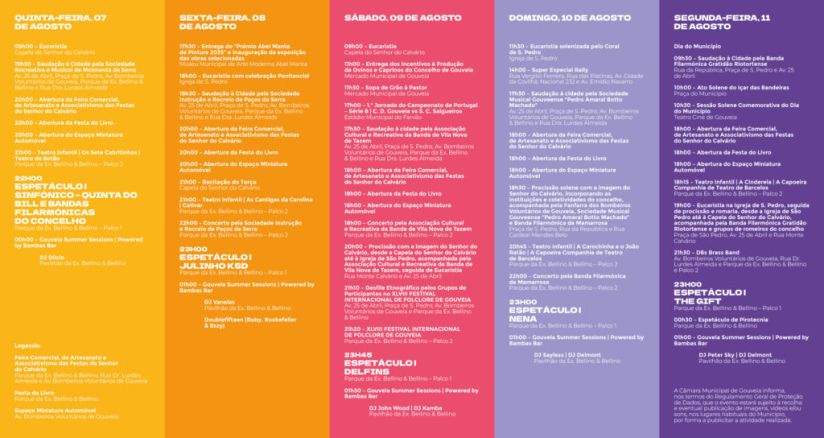 Festas do Senhor do Calvário 2025 | Programa Completo