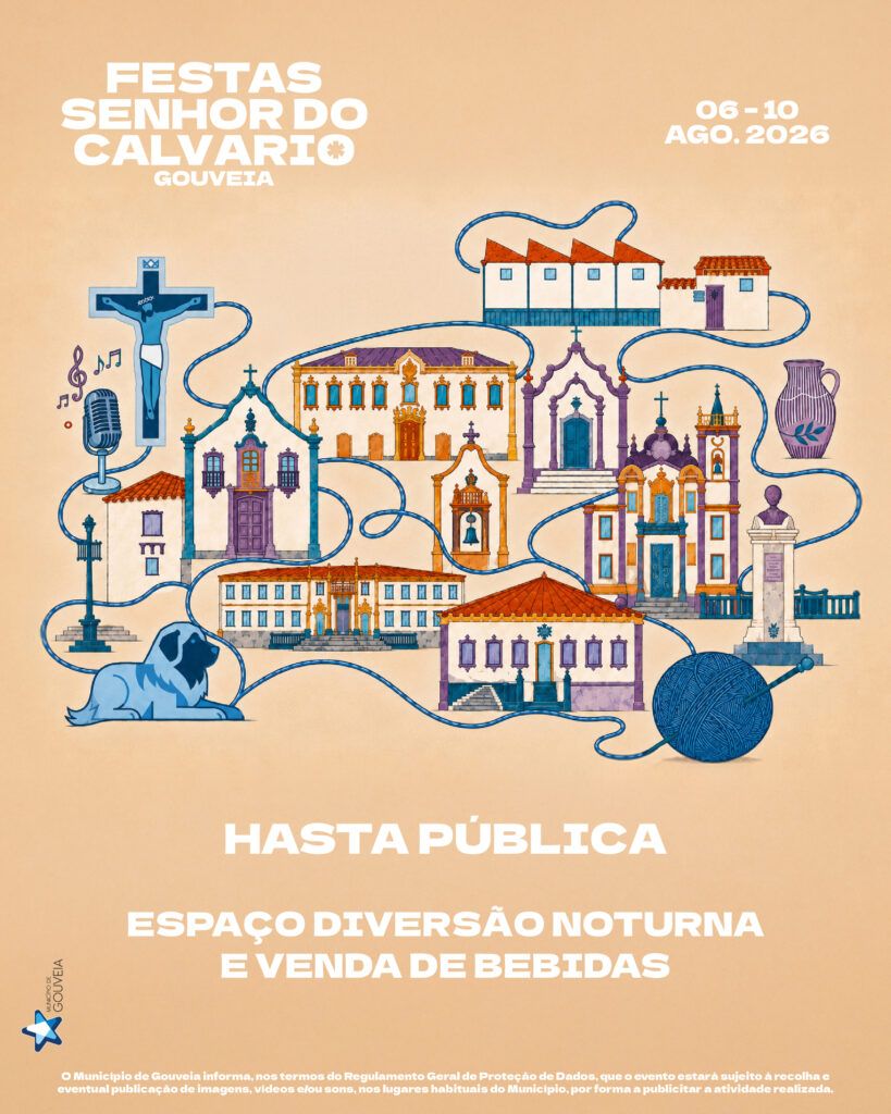Hasta Pública para atribuição do direito de utilização e exploração de espaço destinado a diversão noturna e venda de bebidas no parque de estacionamento dos Bellinos, no âmbito das Festas do Senhor do Calvário 2026