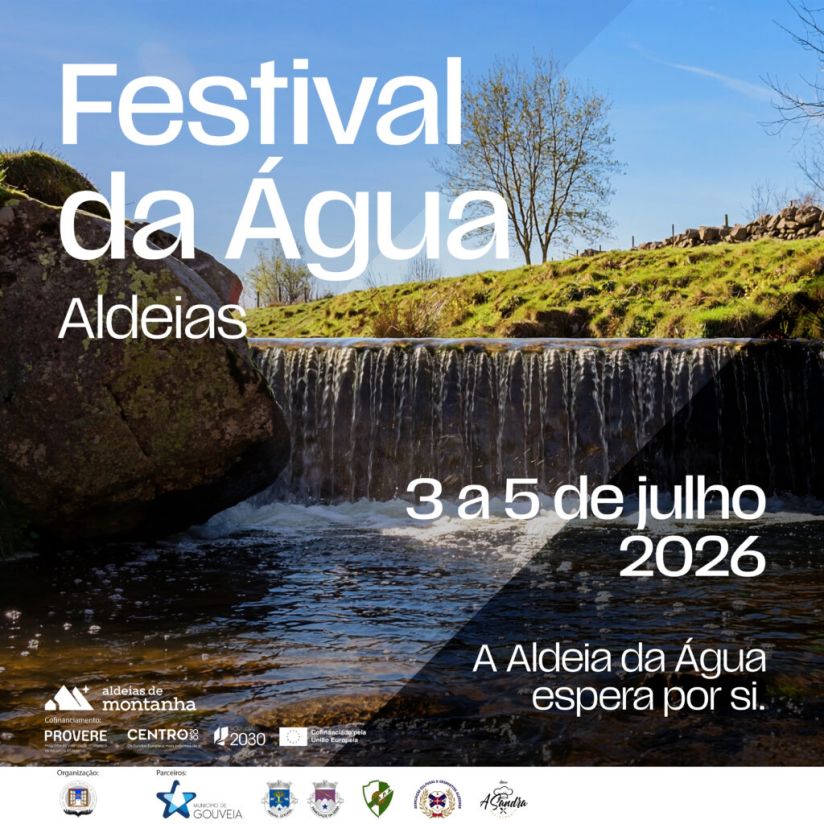 Festival da água decorre nas Aldeias, entre os dias 3 e 5 de julho