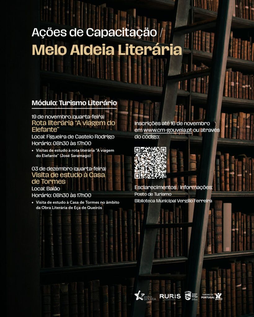 Município de Gouveia reagenda visitas de estudo, inseridas nas Ações de Capacitação “Melo Aldeia Literária”