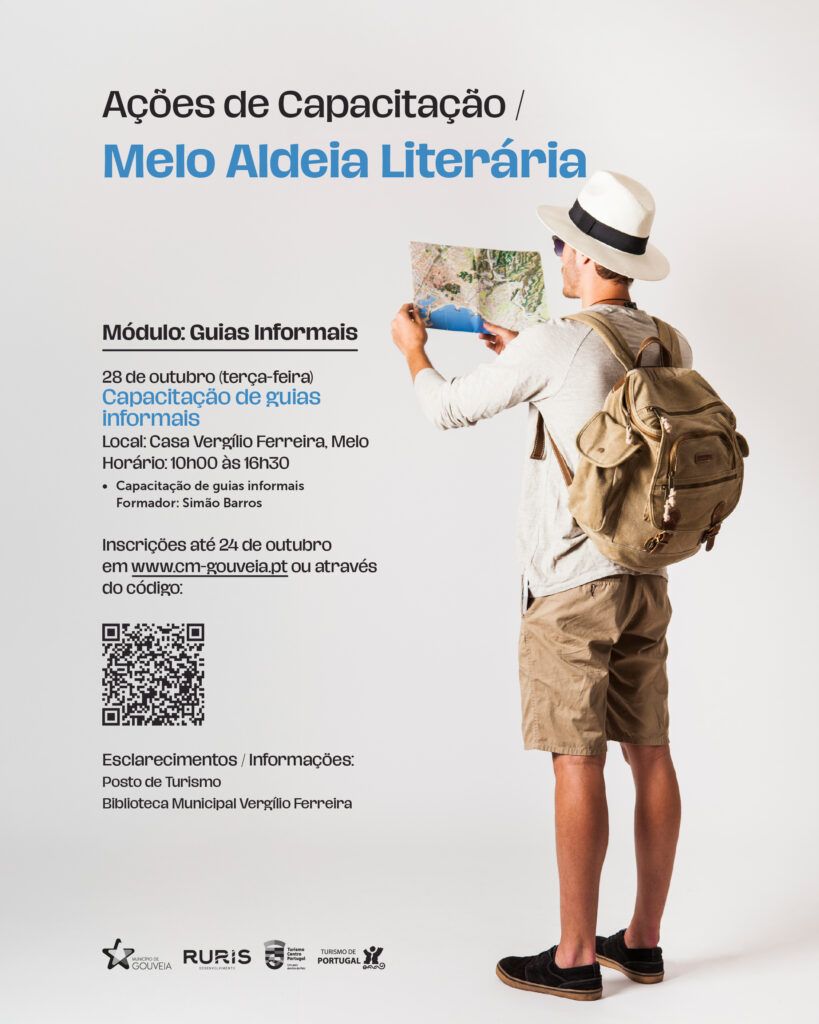 Município de Gouveia promove nova ação de capacitação no âmbito de “Melo Aldeia Literária” – Capacitação de Guias Informais