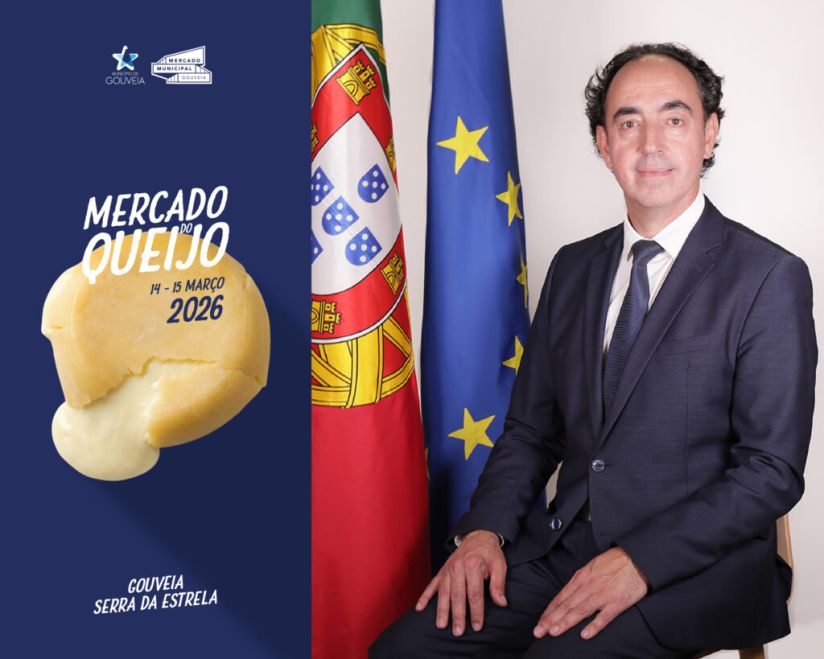 Secretário de Estado das Florestas inaugura Mercado do Queijo 2026 em Gouveia
