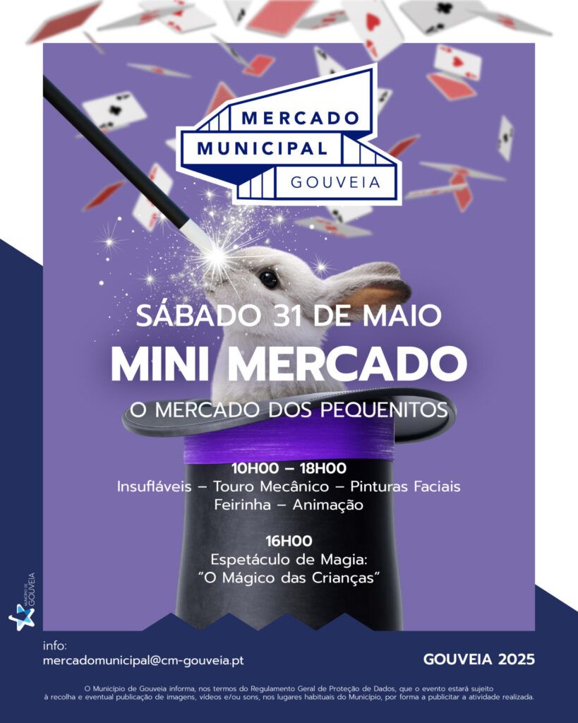 Mercado dos Pequenitos decorre dia 31 de maio no Mercado Municipal de Gouveia