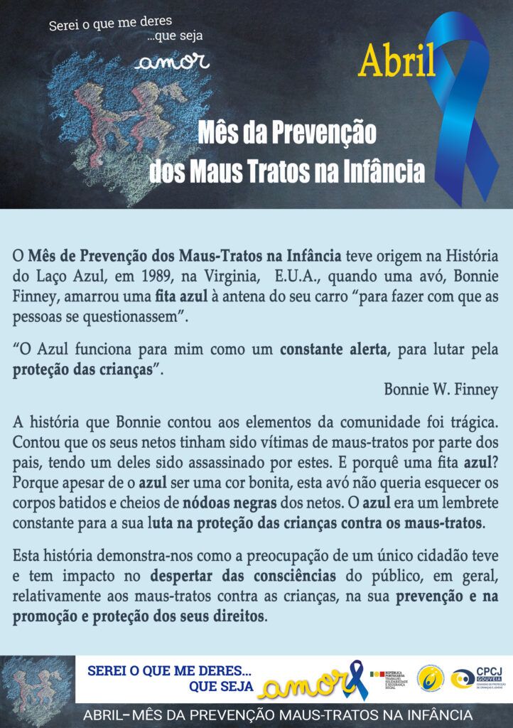 Abril – Mês da Prevenção dos Maus-Tratos na Infância