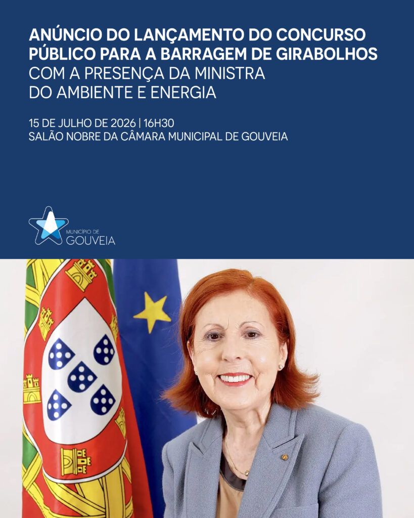 Ministra do Ambiente e Energia anuncia, em Gouveia, lançamento do concurso público para a Barragem de Girabolhos