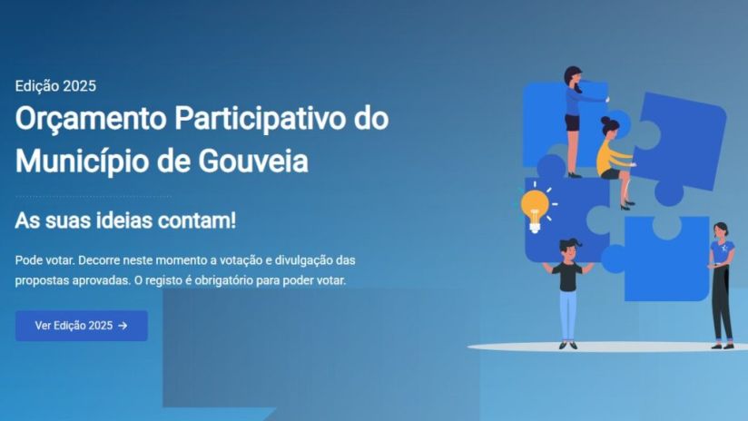 Gouveia Participa | Fase de Votação até 30 de setembro 2025