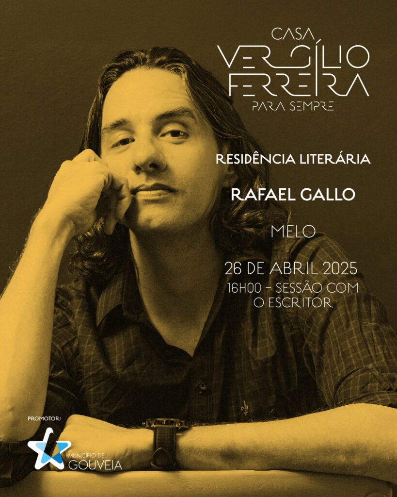 Rafael Gallo realiza residência literária em Melo de 9 a 29 de abril