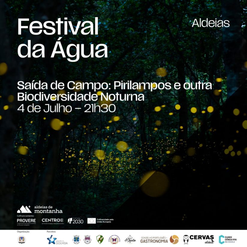 VIII Festival da Água – Saída de Campo – Pirilampos e outra Biodiversidade Noturna