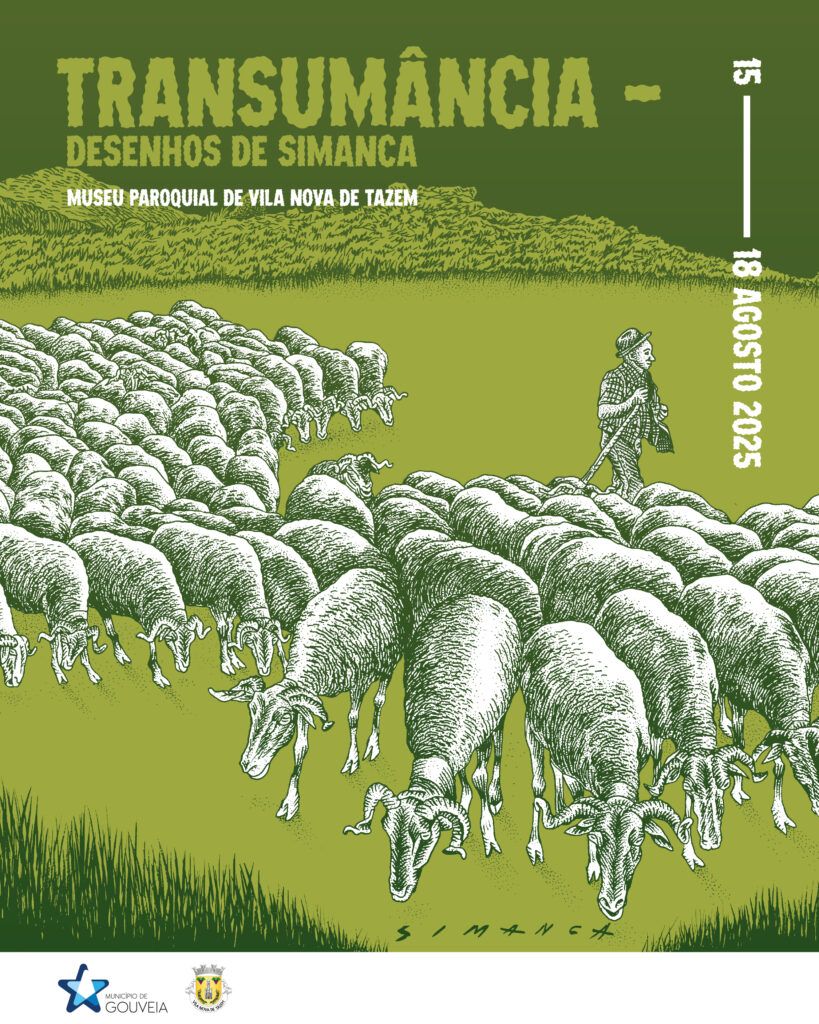 “Transumância – Desenhos de Simanca” é a nova exposição do Cartoonista Cubano em Vila Nova de Tazem