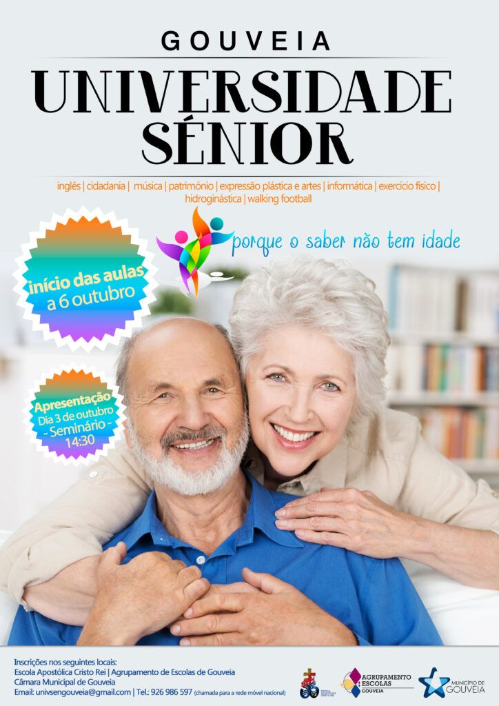 Abertas as inscrições para o ano letivo de 2025/2026 da Universidade Sénior de Gouveia