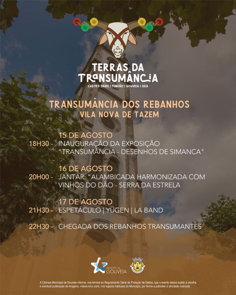 Transumância dos Rebanhos Vila Nova de Tazem 2025 | 15 a 17 de agosto