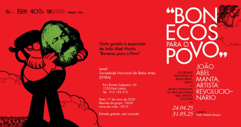 Exposição “Bonecos para o Povo: João Abel Manta, Artista Revolucionário” | Visitas Guiadas
