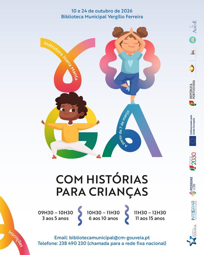 Biblioteca Municipal Vergílio Ferreira recebe novas sessões de Yoga com Histórias para Crianças