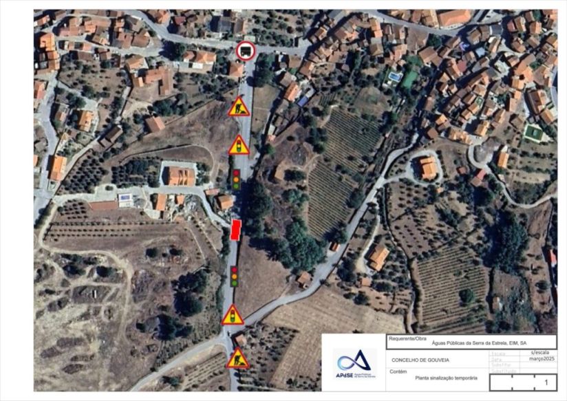 Aviso | Condicionamento de trânsito na rua António Jacinto Álvaro Saraiva (Nespereira)